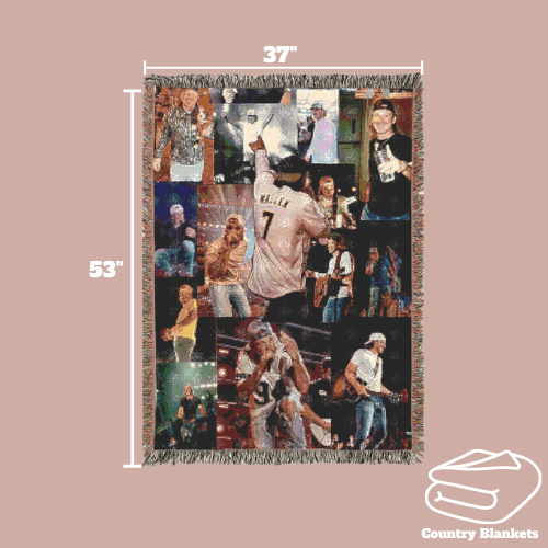 Morgan Wallen Collage Blanket